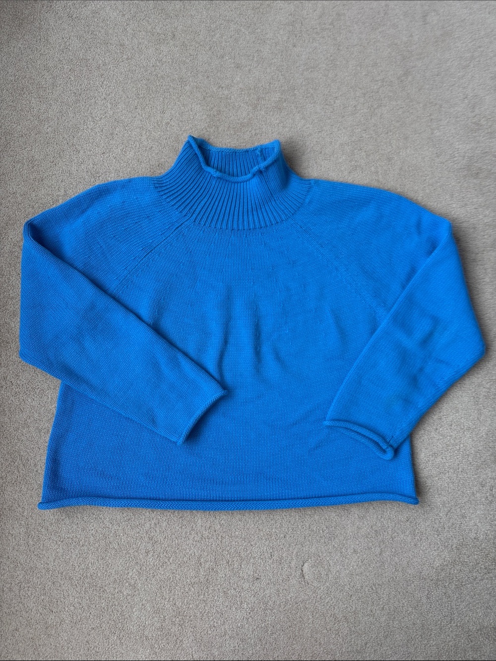 J. Crew Blue Turtleneck Sweater